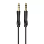 Audió kábel - Aux - 3,5 mm - 3,5 mm - 1M - fekete - Borofone