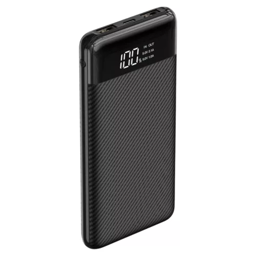 Powerbank - 10000 mAh - fekete - Veger -20W
