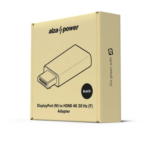Adapter, Display port to HDMI alza