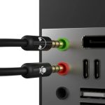 Adapter, 3,5mm Jack - 2X 3,5MM jack (mikrofon , füles)