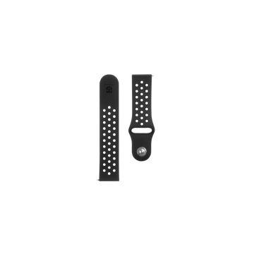 22mm - Szíj Tatctical Lyukacsos (fekete)