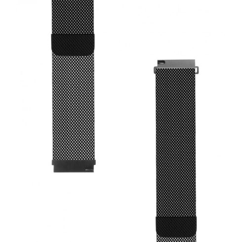 22mm - Szíj  Mágneses Tatctical  Milánói (fekete)