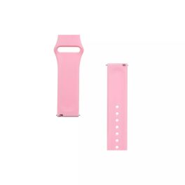 Óraszíj - 20mm - rózsaszín - szilikon - Tactical