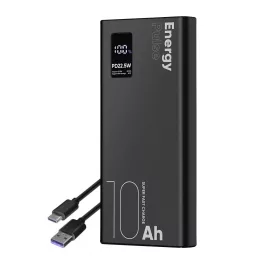 Powerbank - 10000mAh - fekete - Obal:me - 22,5W