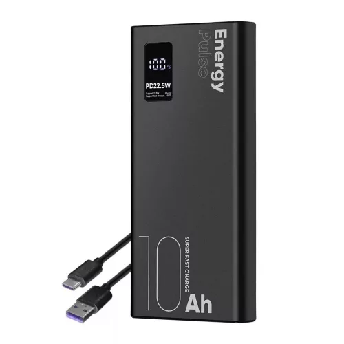 Powerbank - 10000mAh - fekete - Obal:me - 22,5W