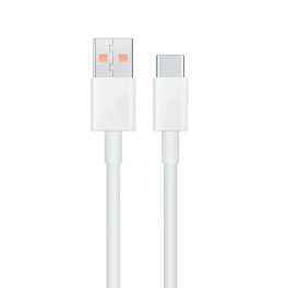 Adatkábel - 1M - USB-A - USB-C - fehér - Xiaomi Gyári 6A