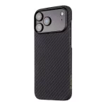 iPhone17 Pro Max - Hátlap tok MagSafe - fekete - carbon - Tactical Magforce