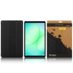 Tablet - Samsung Tab A9 / A11 - Notesz tok - Fekete - Tactical Tri Fold