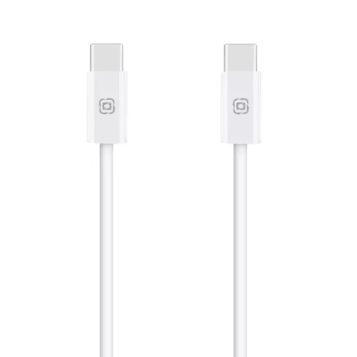 Adatkábel - 2M - USB-C - USB-C - fehér - Obal: Me 60W