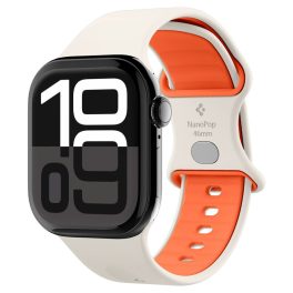   Spigen - Óraszíj Nano Pop - Apple Watch 1/2/3/4/5/6/7/8/9/10/SE/SE 2 (38/40/41/42mm) - Orange Beige (narancs - bézs)