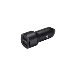   Autós adapter - 15W - 2x USB-A 2A - fekete - Samsung EP-L1100NBEGWW
