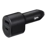 Autós töltő - 25W - USB-C, USB-A +Type-c- fekete - Samsung EP-L5300XBEGEU