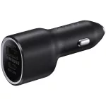 Autós adapter - 25W - USB-C, USB-A - fekete - Samsung EP-L4020NBEGEU
