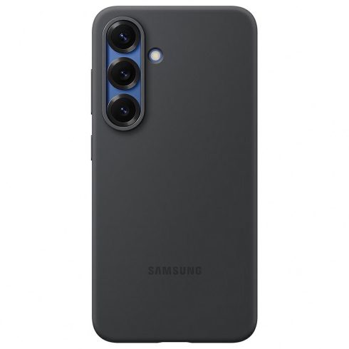 Samsung S25 - Gyári Szilikon tok (Sötét kék) 