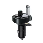 FM Transmitter - 2x USB-A - fekete - Baseus T Shaped S-09