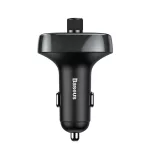 FM Transmitter - 2x USB-A - fekete - Baseus T Shaped S-09