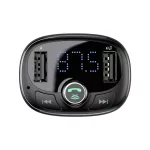 FM Transmitter - 2x USB-A - fekete - Baseus T Shaped S-09