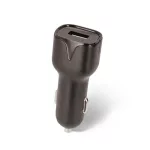 Autós tölto - USB-A + USB-Micro 1m - fekete - Setty
