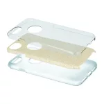 Samsung A21s - Hátlapi tok - arany - csillámos - Glitter 3in1