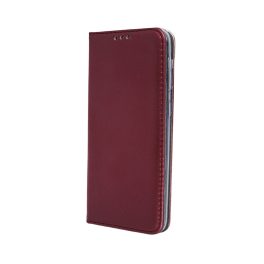   Smart Magnetic Notesz tok - Xiaomi Redmi Note 9s / 9 Pro / 9 Pro Max burgundy (bordó)