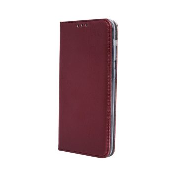   Smart Magnetic tok -  Samsung Galaxy A12 / M12 burgundy (bordó)