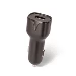 Autós tölto - USB-A + USB-C 1m - fekete - Setty