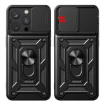 iPhone 7/8/SE 2020/SE 2022 - Hátlap tok - fekete - Defender Slide