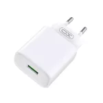 Hálózati töltő - 18W - USB-A + Type-c - fehér - XO CE02D