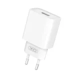 Hálózati töltő - 18W - USB-A + Type-c - fehér - XO CE02D