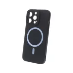 iPhone15 Pro - Hátlapi tok MagSafe - Fekete - Silicon case