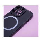 iPhone15 Pro - Hátlapi tok MagSafe - Fekete - Silicon case