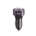 FM transmitter -  1xUSB-A 1xUSB-C 3,1A - fekete - XO  BCC12