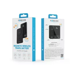   Powerbank MagSafe - 5000 mAh - fekete - Forever MATB-200 20W PD