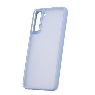 SAMSUNG S21 - Hátlap tok - (kék) - Satin Elegant Matt