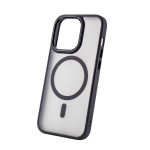 iPhone14 Pro Max - Hátlap tok MagSafe - fekete - Frozen Mag