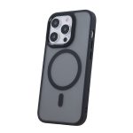 iPhone14 Pro Max - Hátlap tok MagSafe - fekete - Frozen Mag