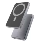 Powerbank - MagSafe - 5000 mAh - szürke - QUALO QMPB5-20-18 - 20W
