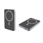 Powerbank - MagSafe - 5000 mAh - szürke - QUALO QMPB5-20-18 - 20W