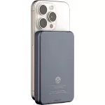 Powerbank - MagSafe - 5000 mAh - szürke - QUALO QMPB5-20-18 - 20W