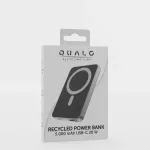 Powerbank - MagSafe - 5000 mAh - szürke - QUALO QMPB5-20-18 - 20W