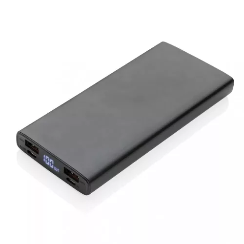 Powerbank - 10000 mAh - ezüst - Qualo 