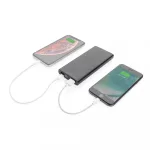 Powerbank - 10000 mAh - ezüst - Qualo 