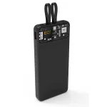 Powerbank - 10000 mAh - Átlátszó - Qualo