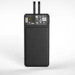 Powerbank - 10000 mAh - Átlátszó - Qualo