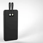 Powerbank - 10000 mAh - Átlátszó - Qualo