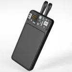 Powerbank - 10000 mAh - Átlátszó - Qualo