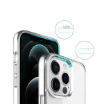 iPhone16 - Hátlap tok - átlátszó - Hybrid Crystal