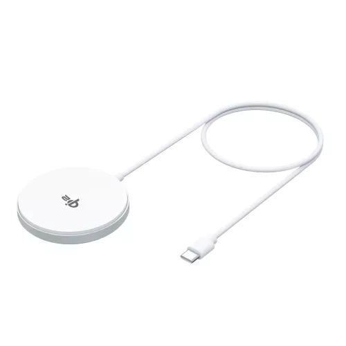 Vezeték nélküli töltő - 15W - ezüst - Forever MAWC - magnetic Qi