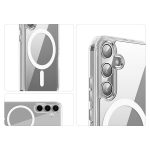 iPhone16 Plus - Hátlap tok MagSafe - átlátszó - Clear Guard Mag