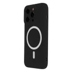 iPhone16 Plus - Hátlap tok MagSafe - fekete - Soft